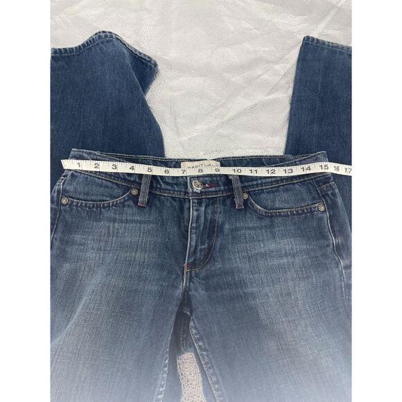 Habitual Medium Wash Blue Denim Flare Bootcut Jeans Women's Size 27 - Picture 8 of 10